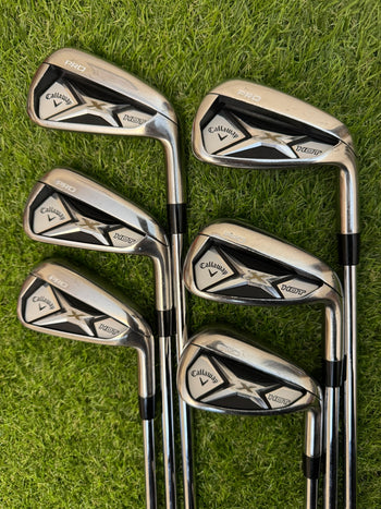 Callaway X Hot Pro 5-PW – NS Pro 950GH Stiff Iron Set (Excellent)