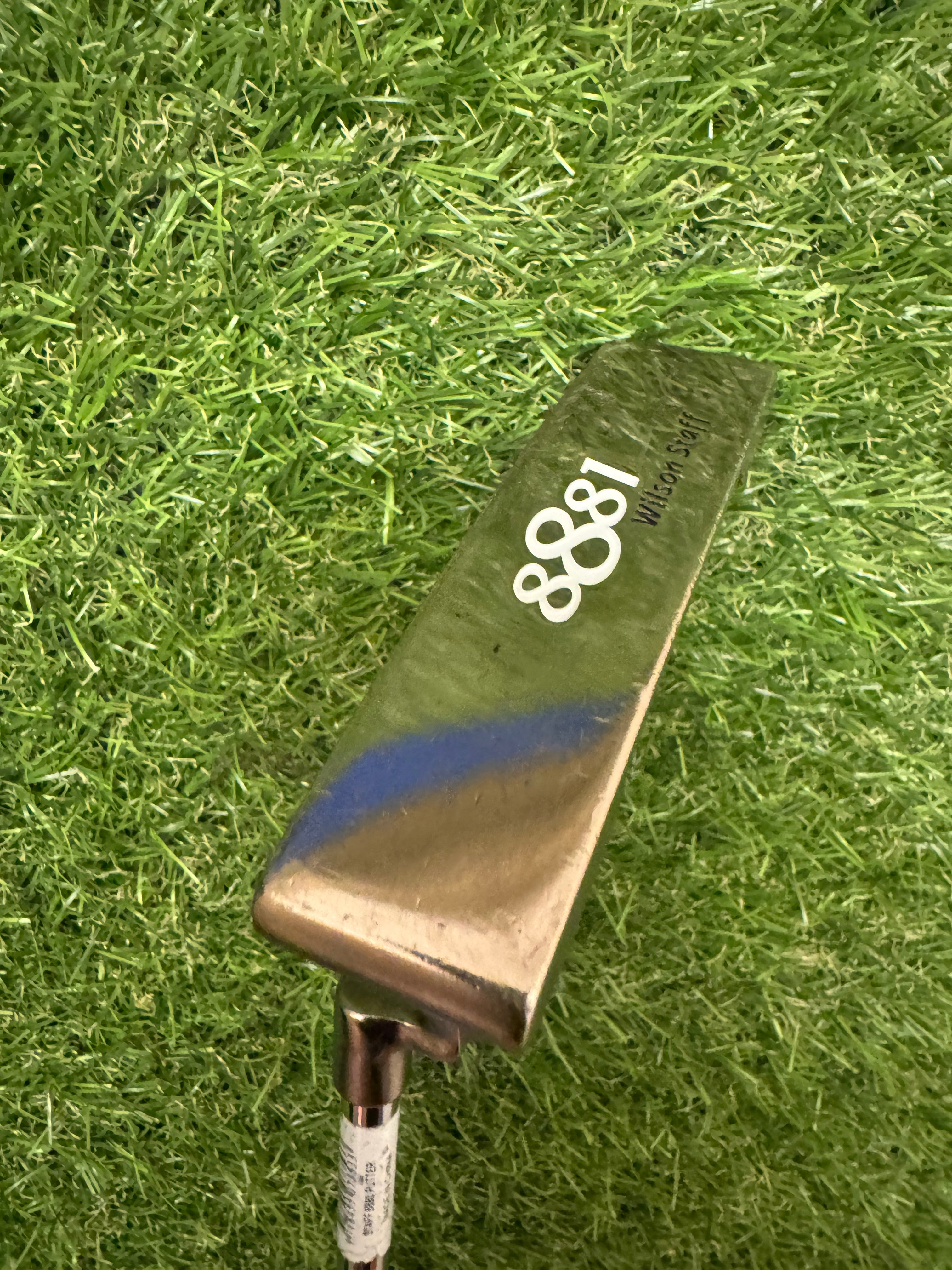 Wilson Staff 36.5” 8881 Left Hand Blade Putter with Milled Face and One‑of‑a‑Kind Blue Ventus Carbon Shaft