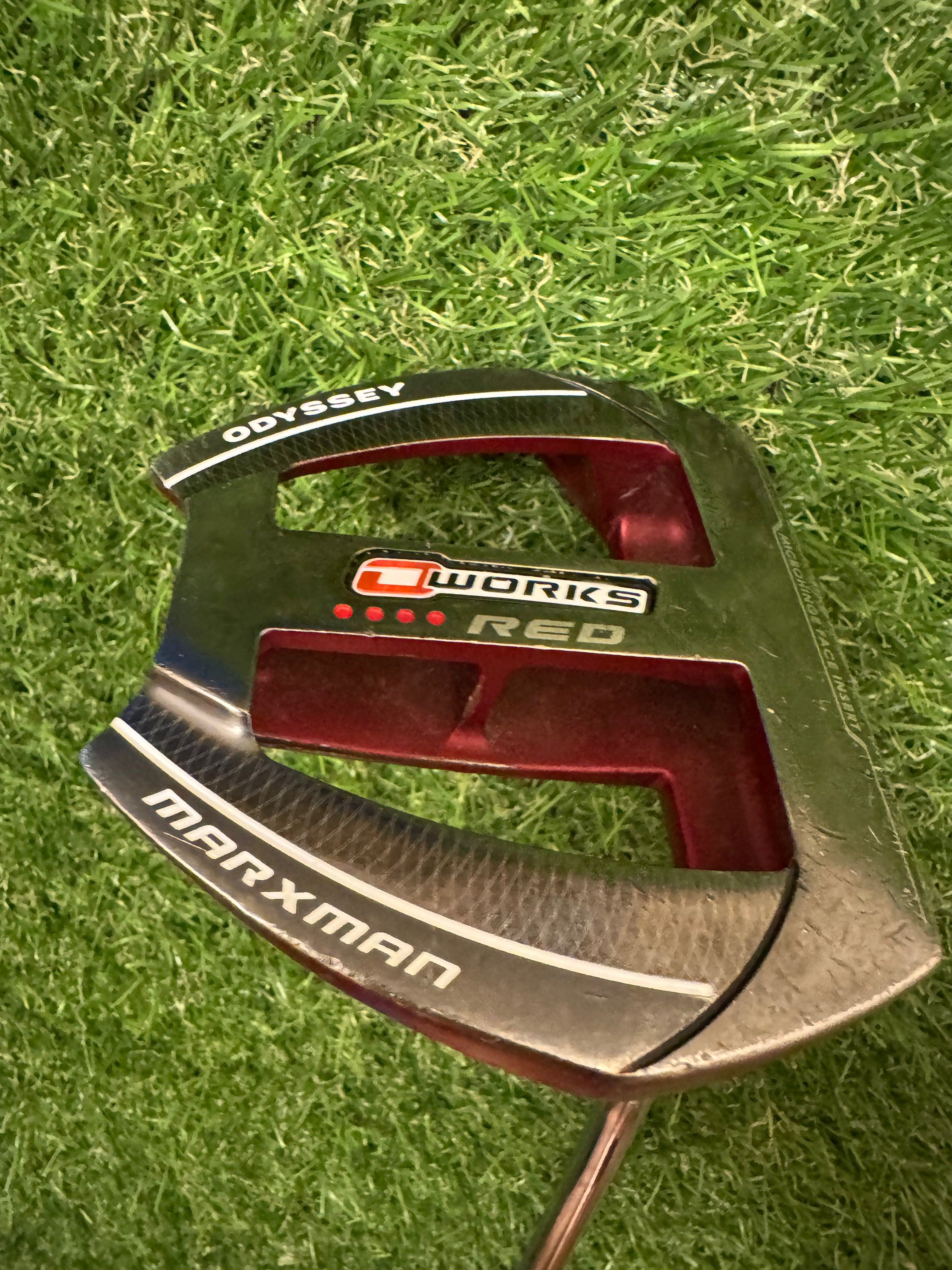 Odyssey 34” Marxman O‑Works Red Mallet Putter
