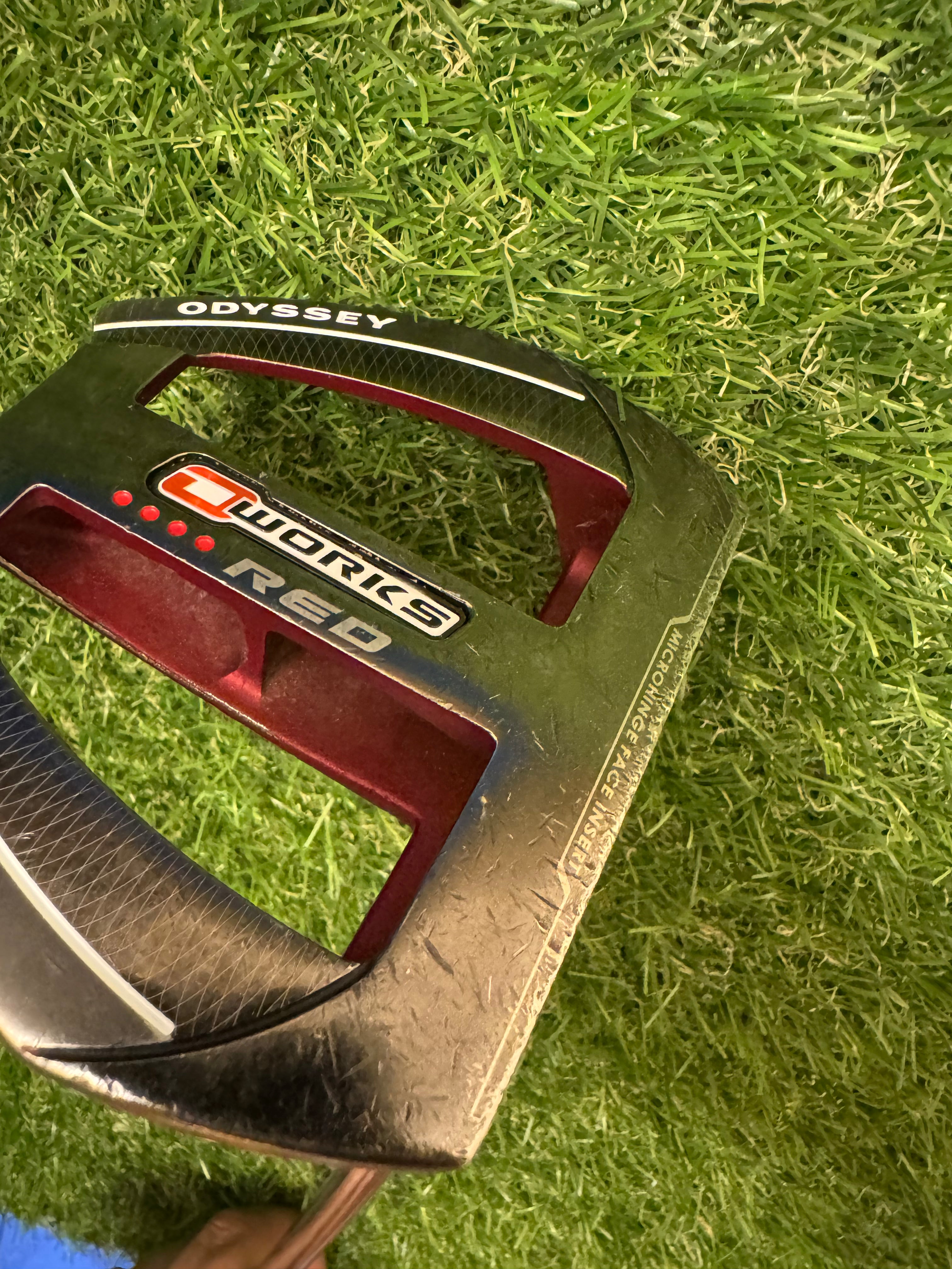 Odyssey 34” Marxman O‑Works Red Mallet Putter