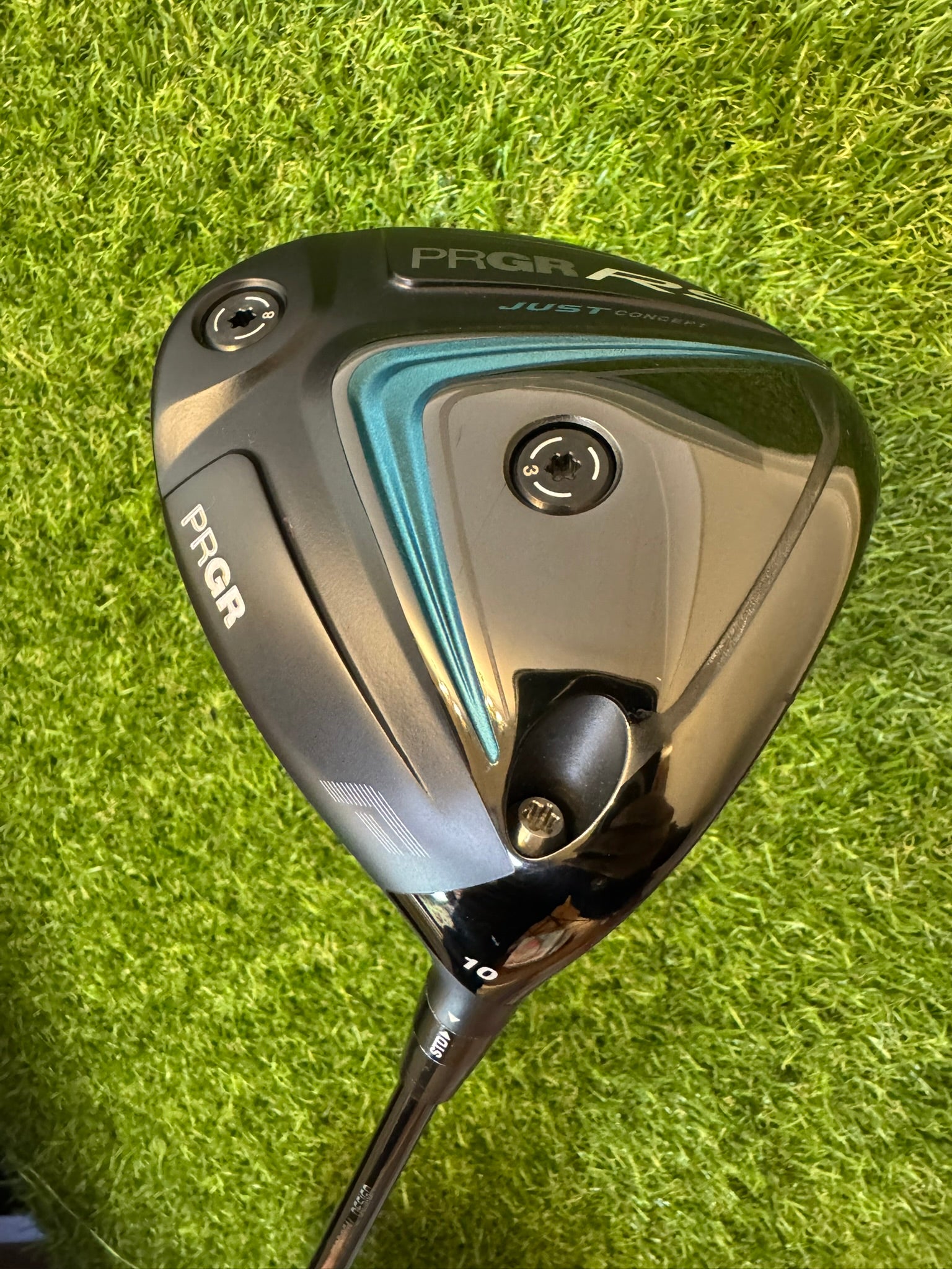 PRGR RS X F Driver 10° – HZRDUS Black 60g Stiff Shaft