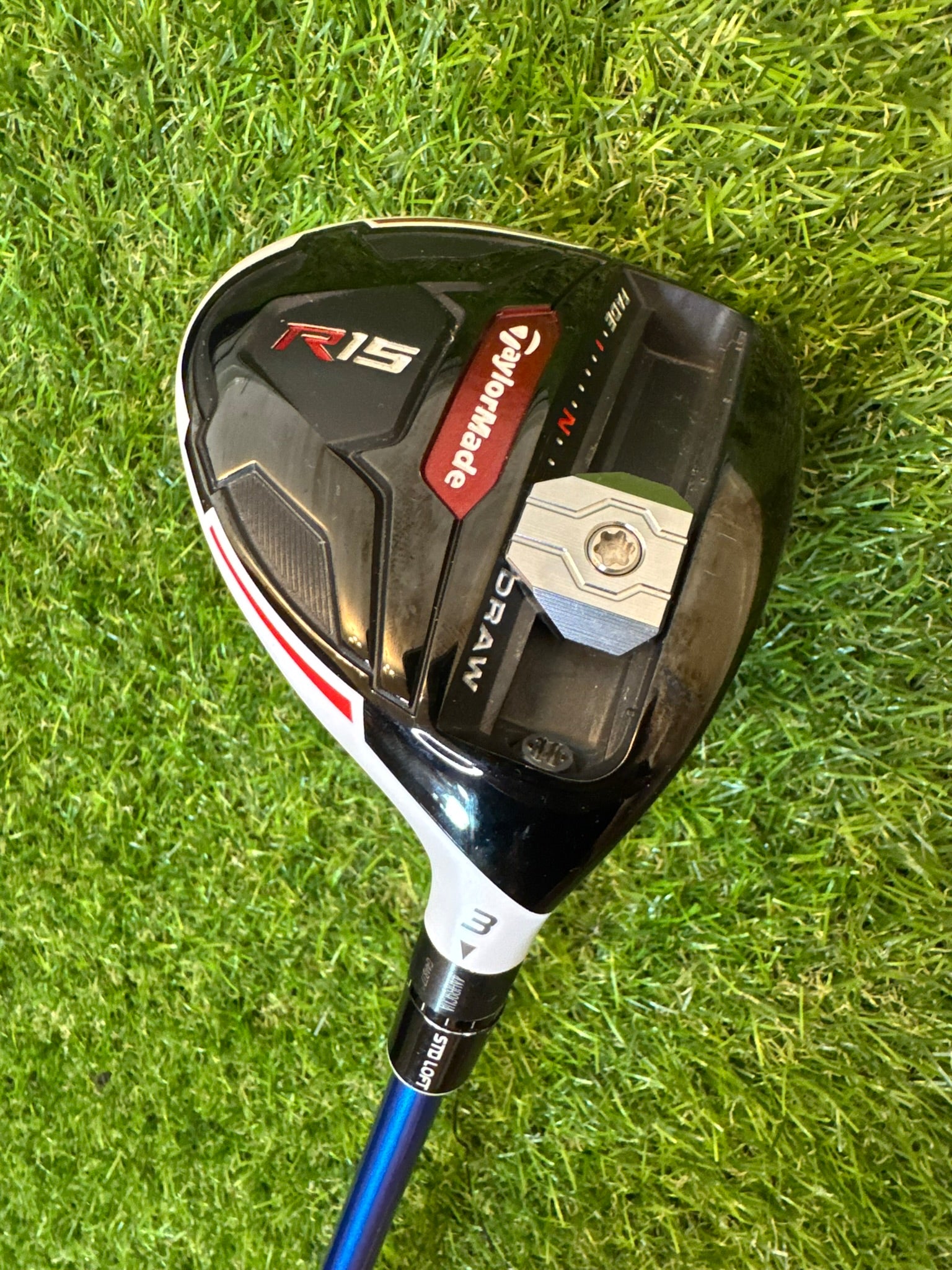 TaylorMade R15 3W 15° – Tour AD GT-6 Stiff Shaft