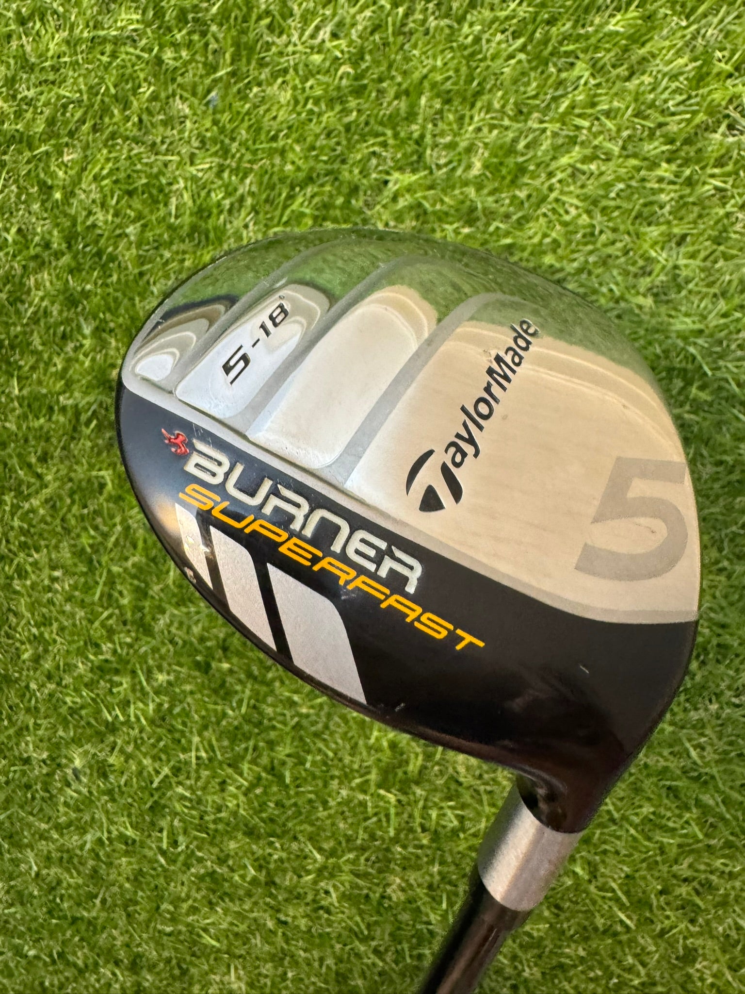 TaylorMade Burner 5W 18° – Mitsubishi Rayon Fubuki 50 Stiff Shaft