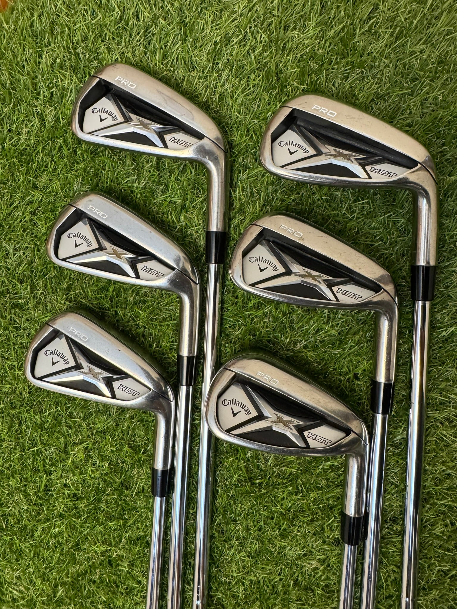 Callaway X Hot Pro 5-PW – NS Pro 950GH Stiff Iron Set (Very Good)