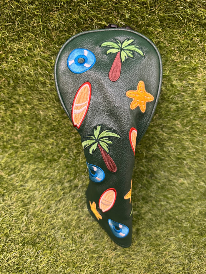 Wosofe Golf Green Beach Theme Fairway Wood Headcover – As New