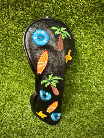 Wosofe Golf Black Beach Theme Fairway Wood Headcover – As New